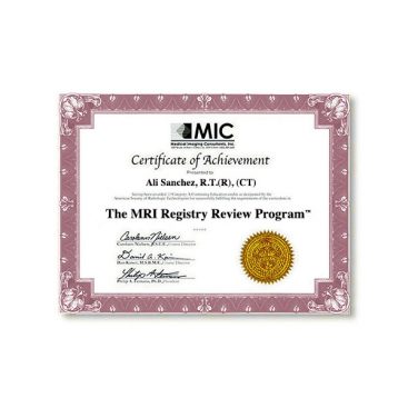 MRI Registry Review Program - Medical Imaging Consultants, Inc.